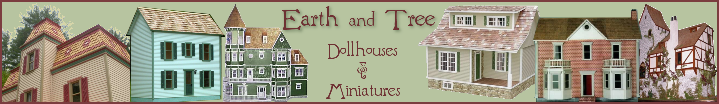Earth and Tree Dollhouse Miniatures